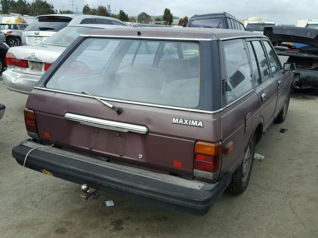 JN1SU05S4CX005840 - 1982 DATSUN MAXIMA BROWN photo 4