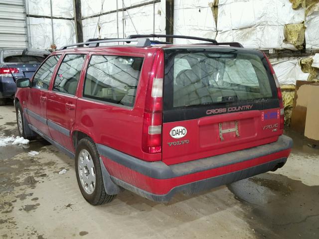 YV1LZ56D9Y2672336 - 2000 VOLVO V70 XC RED photo 3