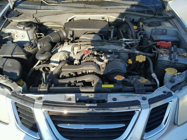 JF4GG61655G057253 - 2005 SAAB 9-2 LINEAR SILVER photo 7