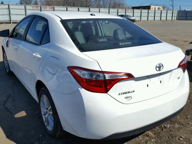 5YFBURHE4FP225280 - 2015 TOYOTA COROLLA L WHITE photo 3