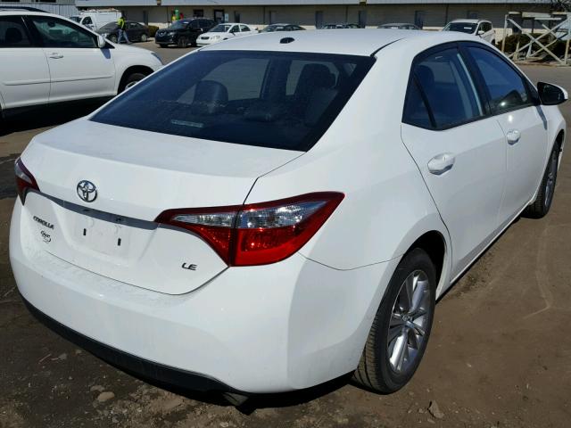 5YFBURHE4FP225280 - 2015 TOYOTA COROLLA L WHITE photo 4