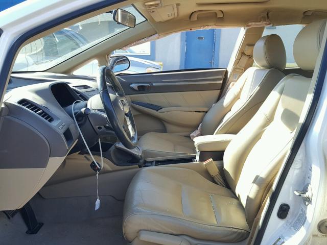 2HGFA169X8H522100 - 2008 HONDA CIVIC EXL 白色 照片 5