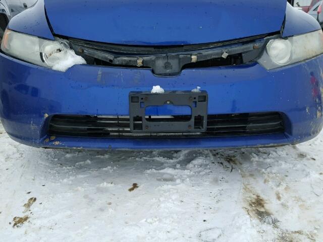 2HGFA15566H025542 - 2006 HONDA CIVIC LX BLUE photo 9