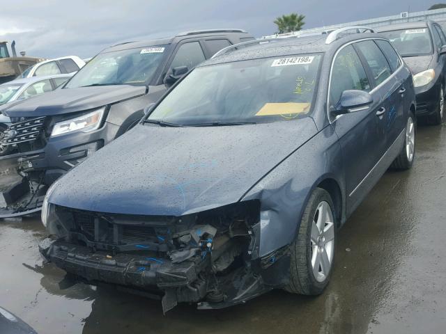 WVWXK93C69E134370 - 2009 VOLKSWAGEN PASSAT WAG GRAY photo 2