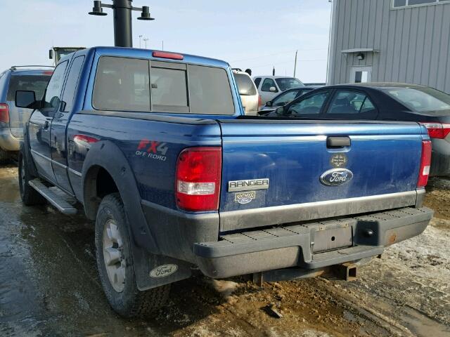 1FTZR45EX8PA71444 - 2008 FORD RANGER SUP BLUE photo 3