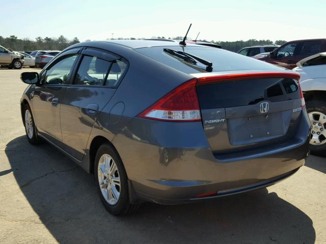 JHMZE2H70AS037706 - 2010 HONDA INSIGHT GRAY photo 3