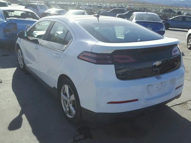 1G1RA6E42CU119421 - 2012 CHEVROLET VOLT WHITE photo 3