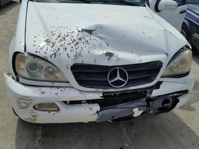 4JGAB54E03A392263 - 2003 MERCEDES-BENZ ML 320 SILVER photo 7