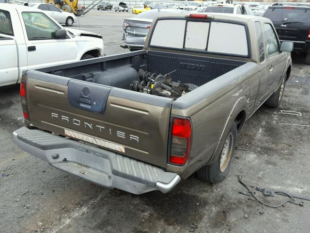 1N6DD26S92C349859 - 2002 NISSAN FRONTIER K BROWN photo 4