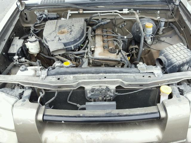 1N6DD26S92C349859 - 2002 NISSAN FRONTIER K BROWN photo 7