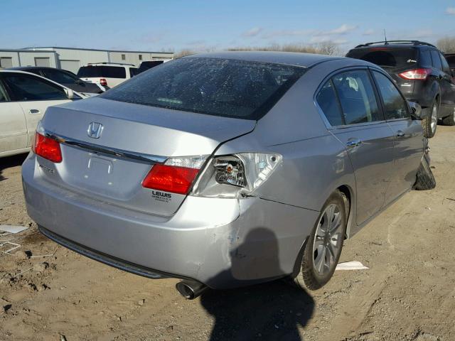 1HGCR2F37EA152585 - 2014 HONDA ACCORD LX SILVER photo 4