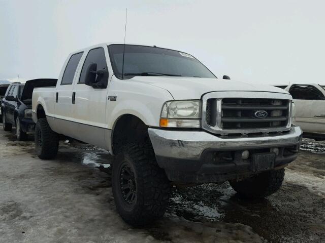 1FTSW31P03EB54879 - 2003 FORD F350 SRW S WHITE photo 1