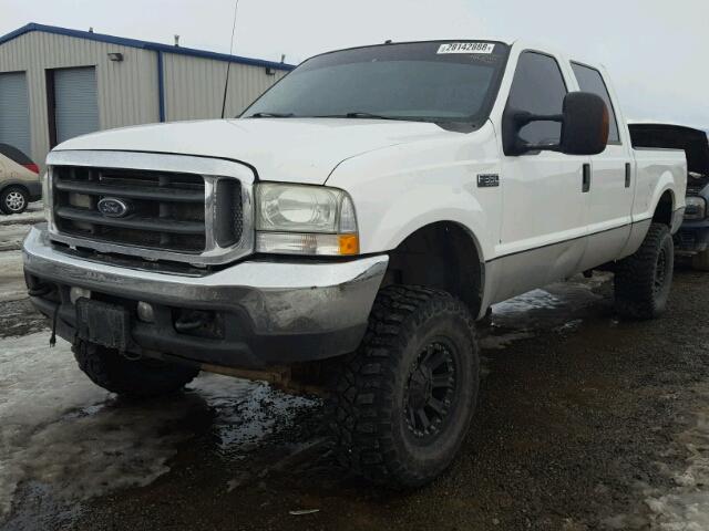 1FTSW31P03EB54879 - 2003 FORD F350 SRW S WHITE photo 2