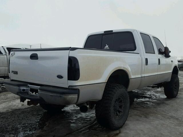 1FTSW31P03EB54879 - 2003 FORD F350 SRW S WHITE photo 4