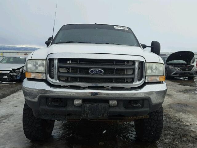 1FTSW31P03EB54879 - 2003 FORD F350 SRW S WHITE photo 9