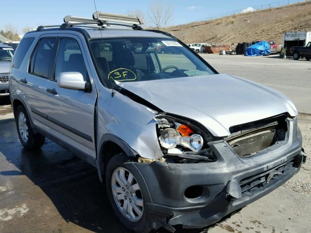 JHLRD78845C027256 - 2005 HONDA CR-V EX SILVER photo 1