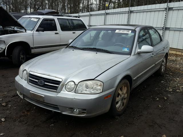 KNAGD128965438410 - 2006 KIA OPTIMA LX SILVER photo 2