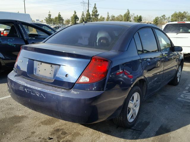 1G8AJ58F87Z167052 - 2007 SATURN ION LEVEL ლურჯი ფოტო 4