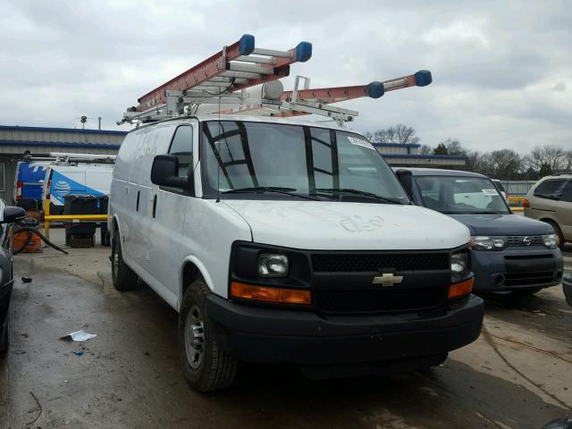 1GCWGFBA3D1157522 - 2013 CHEVROLET EXPRESS G2 WHITE photo 1