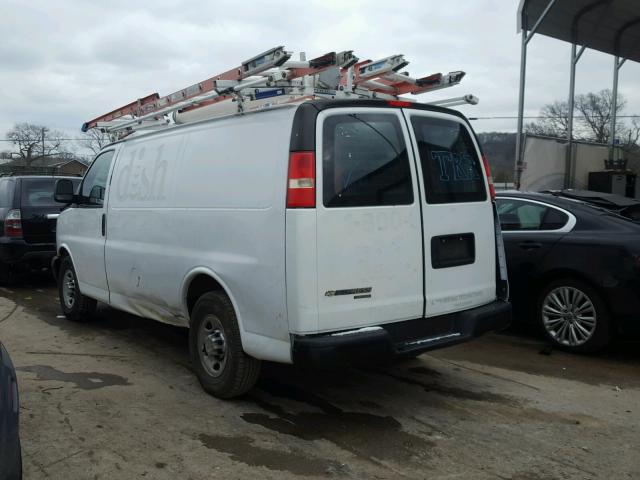 1GCWGFBA3D1157522 - 2013 CHEVROLET EXPRESS G2 WHITE photo 3