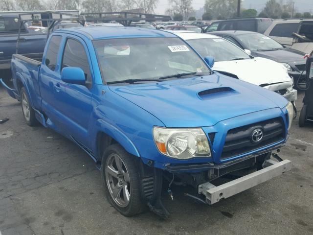 5TETU22N45Z074468 - 2005 TOYOTA TACOMA X-R BLUE photo 1