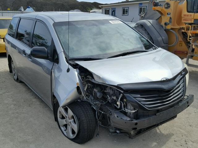 5TDZK3DC5BS067880 - 2011 TOYOTA SIENNA BAS GRAY photo 1