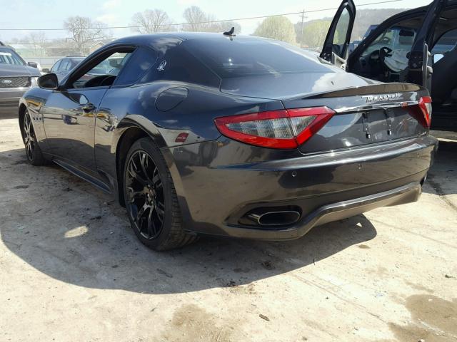 ZAM45VLA8E0122189 - 2014 MASERATI GRANTURISM BLACK photo 3