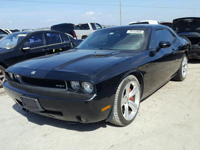 2B3LJ74W89H569562 - 2009 DODGE CHALLENGER BLACK photo 2