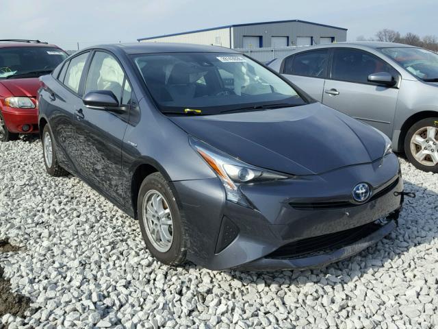 JTDKBRFU2H3033433 - 2017 TOYOTA PRIUS SILVER photo 1