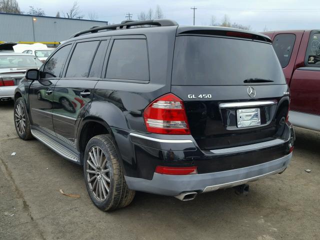 4JGBF71E68A384491 - 2008 MERCEDES-BENZ GL 450 4MA BLACK photo 3