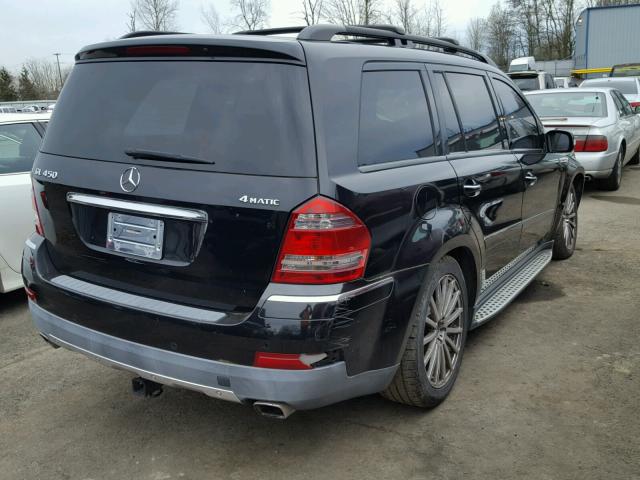 4JGBF71E68A384491 - 2008 MERCEDES-BENZ GL 450 4MA BLACK photo 4