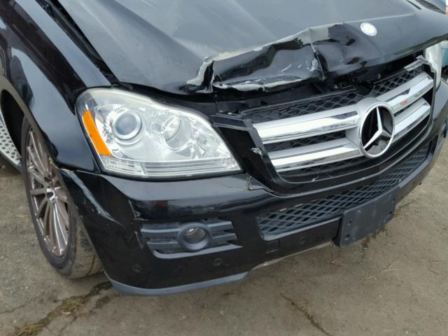 4JGBF71E68A384491 - 2008 MERCEDES-BENZ GL 450 4MA BLACK photo 9