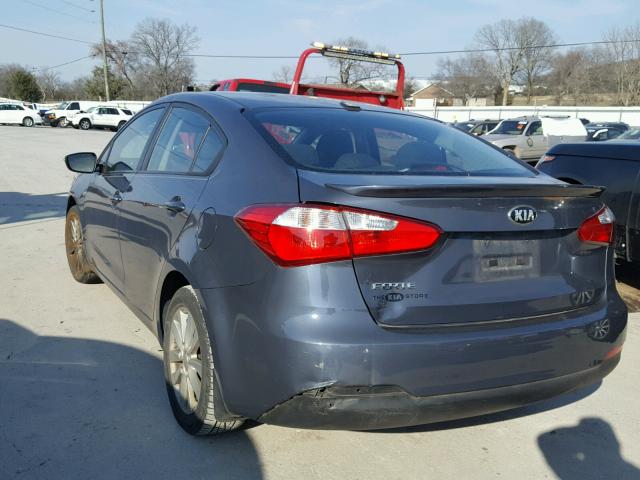 KNAFX4A60E5218740 - 2014 KIA FORTE LX GRAY photo 3