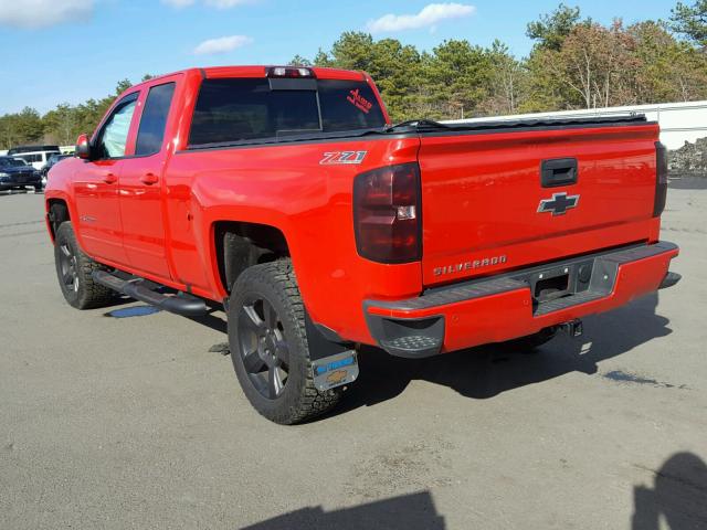 1GCVKRECXGZ241822 - 2016 CHEVROLET SILVERADO RED photo 3