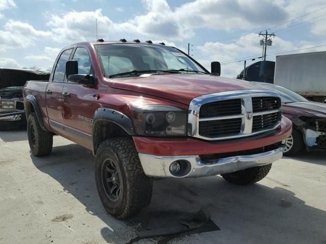 3D7KS28C86G267457 - 2006 DODGE RAM 2500 S RED photo 1