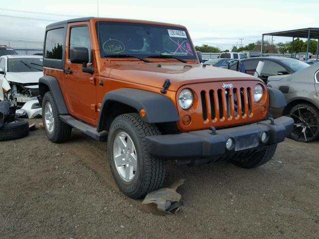 1J4AA2D18BL549442 - 2011 JEEP WRANGLER S ORANGE photo 1