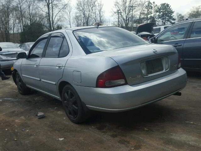 3N1CB51D73L821497 - 2003 NISSAN SENTRA XE SILVER photo 3