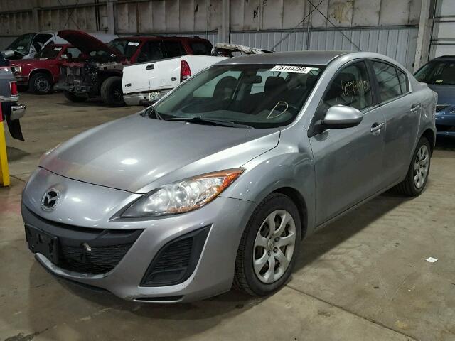 JM1BL1UGXB1410332 - 2011 MAZDA 3 I SILVER photo 2