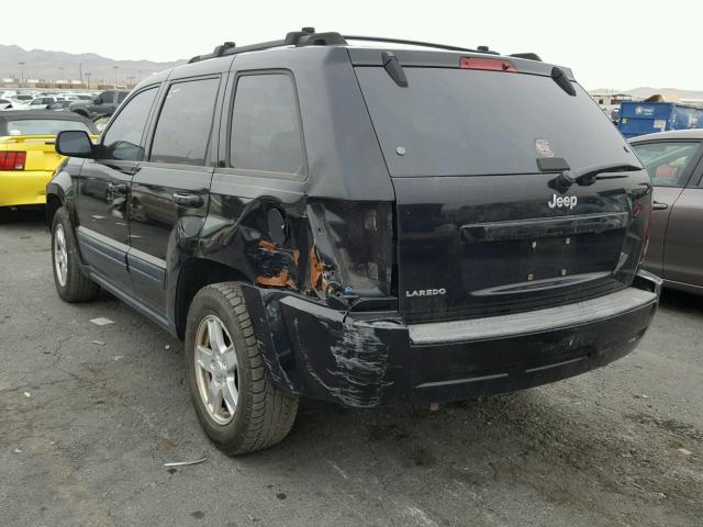 1J4GS48K06C186923 - 2006 JEEP GRAND CHER BLACK photo 3