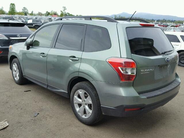 JF2SJAEC5EH518436 - 2014 SUBARU FORESTER 2 GRAY photo 3