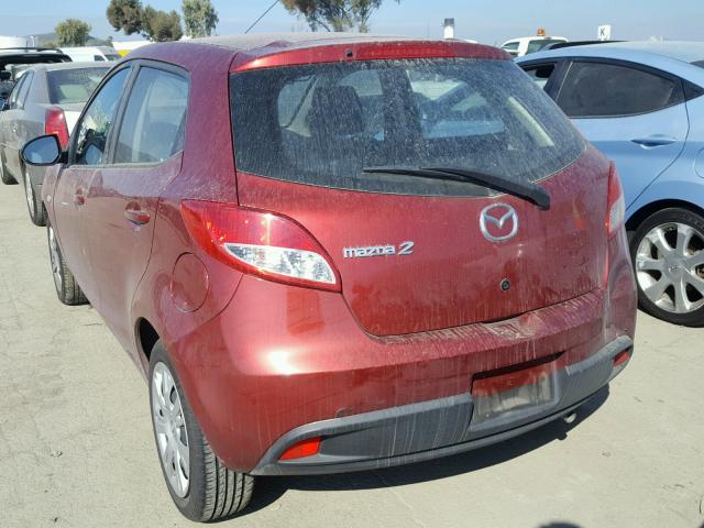 JM1DE1KZ3E0188900 - 2014 MAZDA MAZDA2 SPO 红色 照片 3