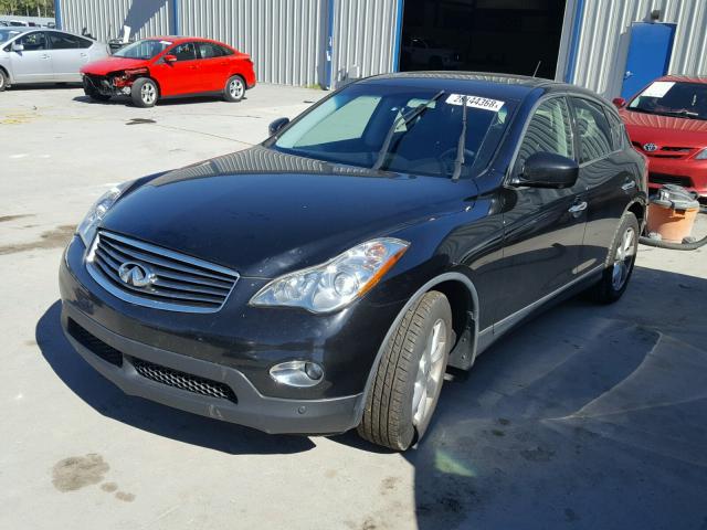 JN1AJ0HP0AM700651 - 2010 INFINITI EX35 BASE BLACK photo 2