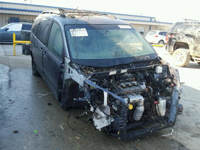 5TDZA22C96S524762 - 2006 TOYOTA SIENNA XLE GRAY photo 1