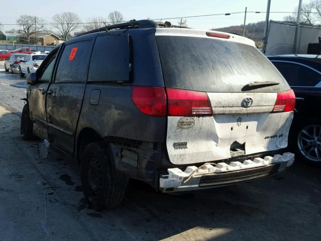 5TDZA22C96S524762 - 2006 TOYOTA SIENNA XLE GRAY photo 3