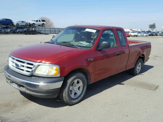 1FTRX17202KE06271 - 2002 FORD F150 RED photo 2