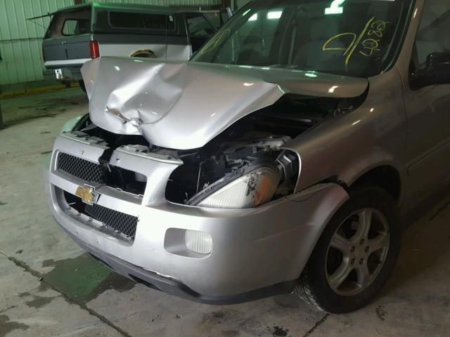 1GNDV23L85D204282 - 2005 CHEVROLET UPLANDER L 银色 照片 9