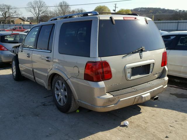 5LMFU28R64LJ22694 - 2004 LINCOLN NAVIGATOR TAN photo 3