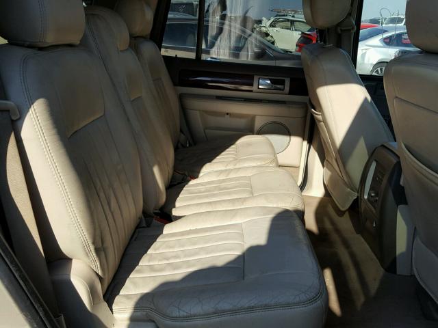 5LMFU28R64LJ22694 - 2004 LINCOLN NAVIGATOR TAN photo 6