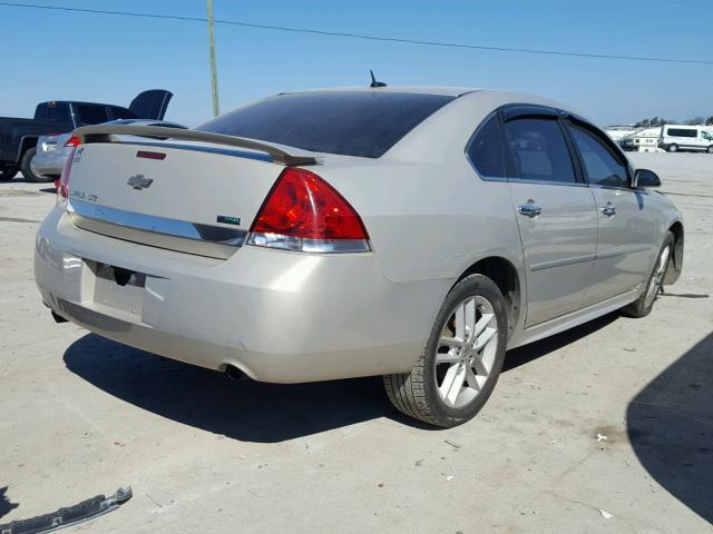 2G1WC5EM9A1256923 - 2010 CHEVROLET IMPALA LTZ GOLD photo 4