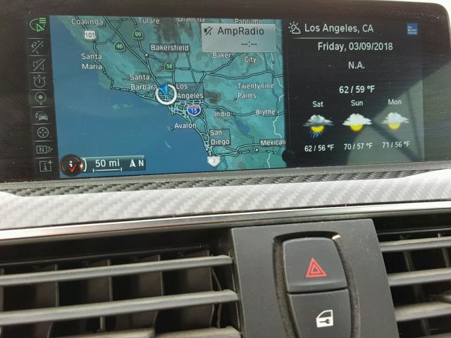 WBS3U9C59GP968668 - 2016 BMW M4 WHITE photo 9